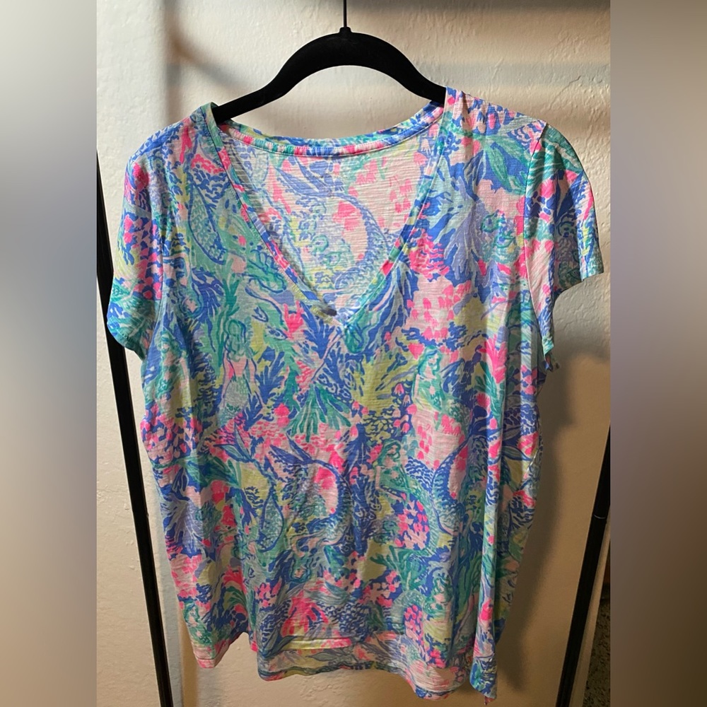 Lilly Pulitzer Etta top, sz medium